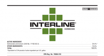 Interline label heading