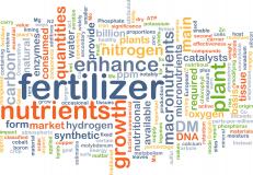 fertilizer and nutrient word cloud